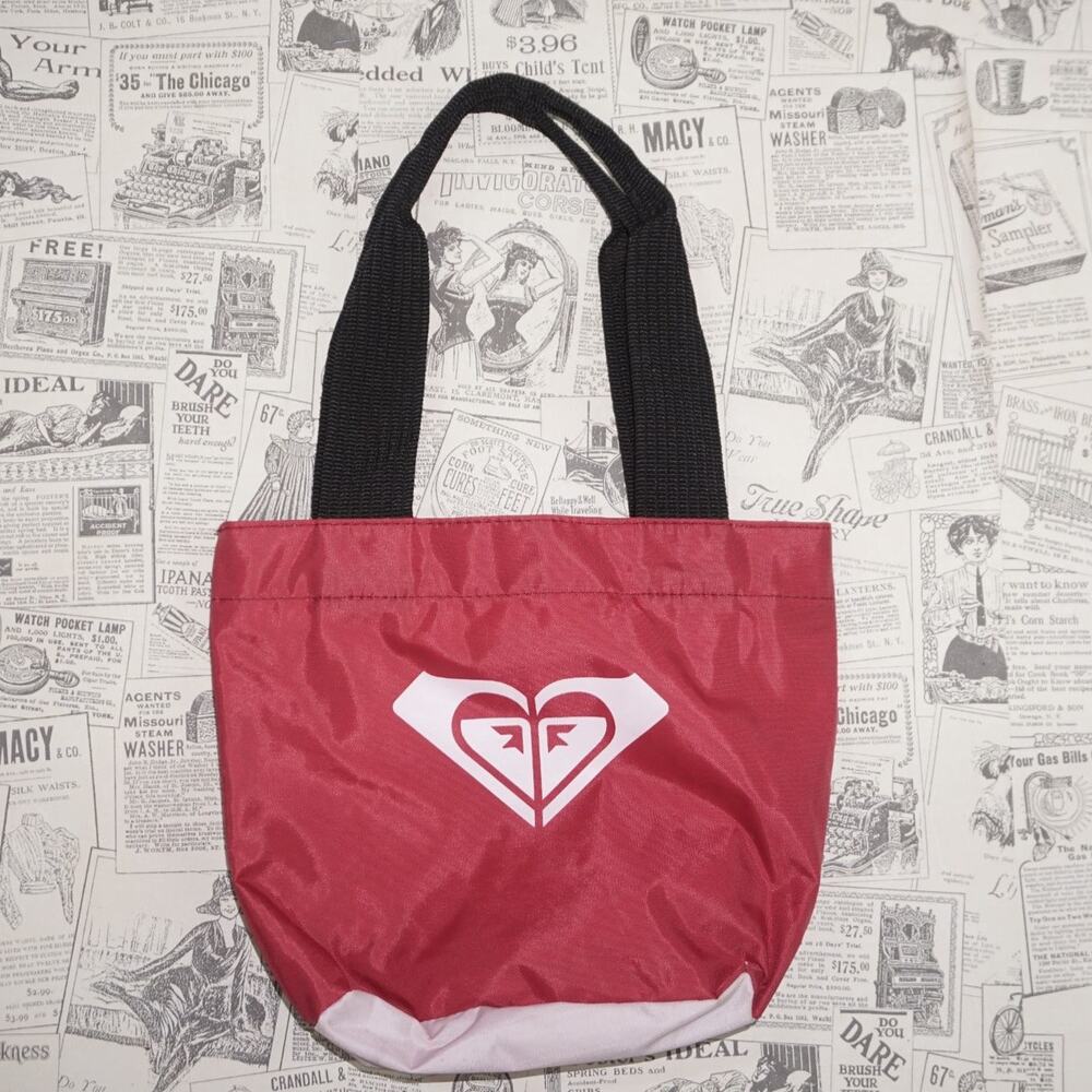 Vintage Y2K Roxy Accessories micro tote bag big logo surf